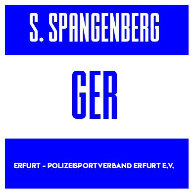 Rygnummer for Sören Spangenberg