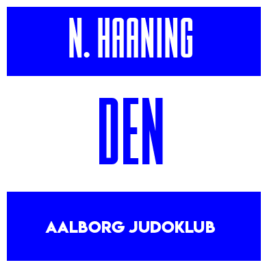 Rygnummer for Nicklas Yde Haaning