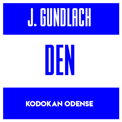 Rygnummer for Jesper Gundlach