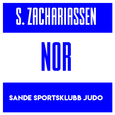 Rygnummer for Sverre Alexander Zachariassen