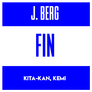 Rygnummer for Joni Berg