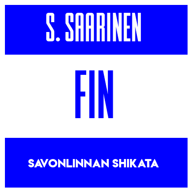 Rygnummer for Santeri Saarinen