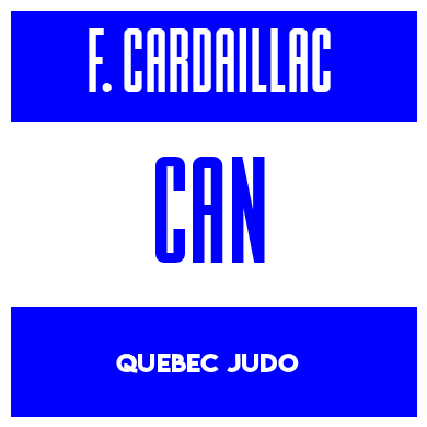 Rygnummer for Frédéric De Cardaillac