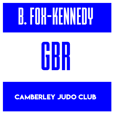 Rygnummer for Benjamin Fox-Kennedy