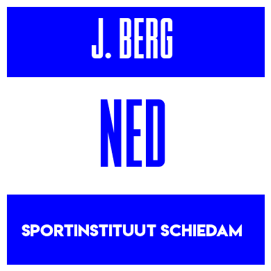 Rygnummer for Jesse Van Den Berg