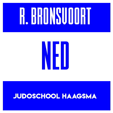 Rygnummer for Ruben Shih-Man Bronsvoort