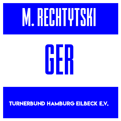 Rygnummer for Michael Rechtytski