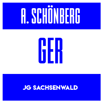 Rygnummer for Alexander Schönberg