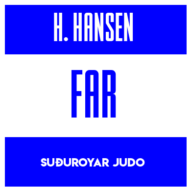 Rygnummer for Hanus Hansen