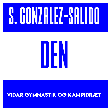 Rygnummer for Sergio Gonzalez-Salido