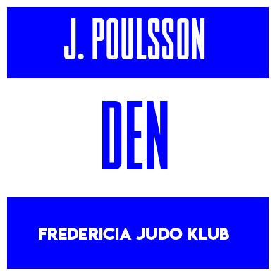 Rygnummer for Johannes Nova Poulsson