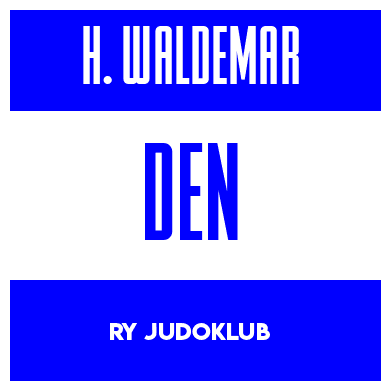 Rygnummer for Henrik Waldemar