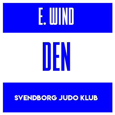 Rygnummer for Ejner Knude Wind