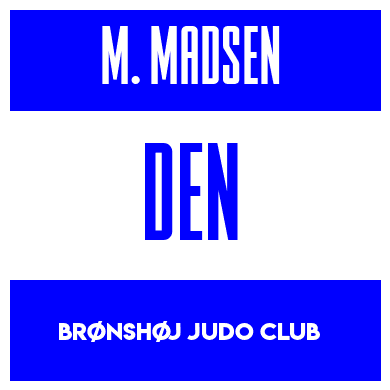 Rygnummer for Max-Emil Brock Madsen