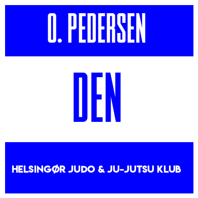 Rygnummer for Oscar Pedersen