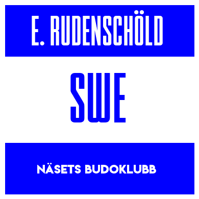 Rygnummer for Ella Rudenschöld