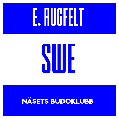 Rygnummer for Erik Rugfelt