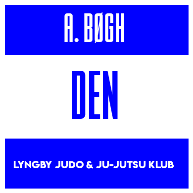 Rygnummer for Anton Bøgh