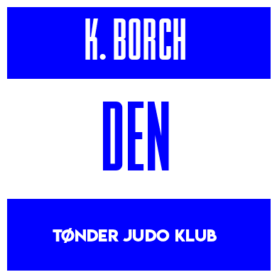 Rygnummer for Kian Borch