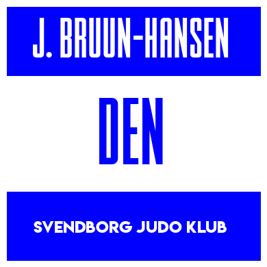 Rygnummer for Janick Bruun-Hansen