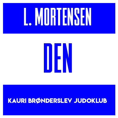 Rygnummer for Ludvig A. P. Mortensen