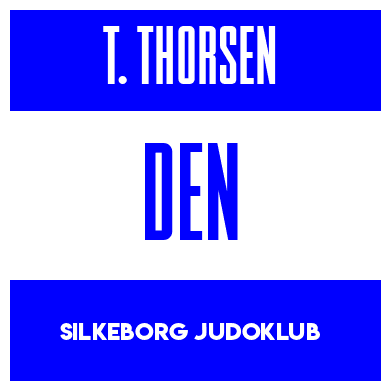 Rygnummer for Tobias Hvidtved Dalsgaard Thorsen