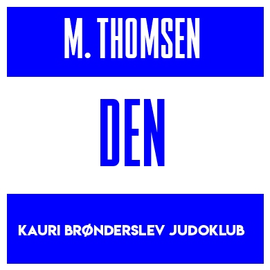 Rygnummer for Morten Thomsen