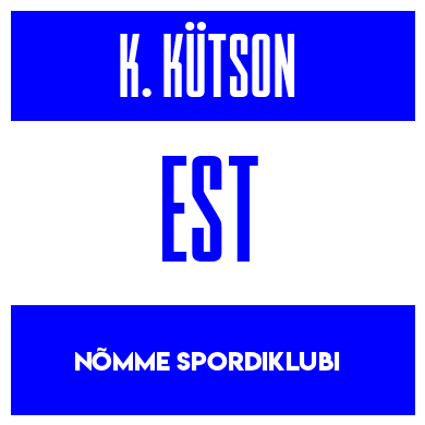 Rygnummer for Kristjan Kütson