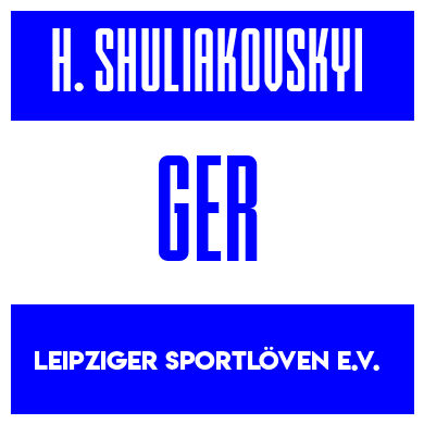 Rygnummer for Hordii Shuliakovskyi