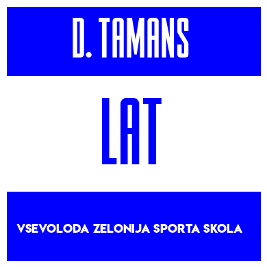 Rygnummer for Daniels Tamans