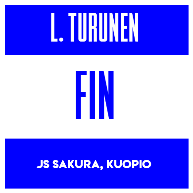 Rygnummer for Leevi Turunen