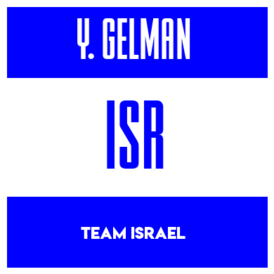 Rygnummer for Yahel Gelman