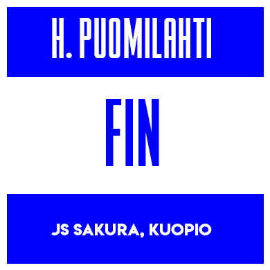 Rygnummer for Helvi Puomilahti