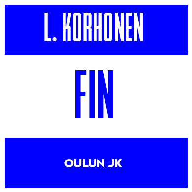 Rygnummer for Leevi Korhonen