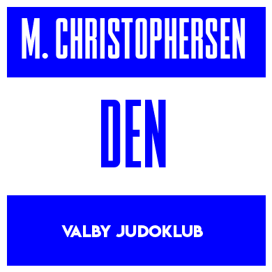 Rygnummer for Martin Christophersen