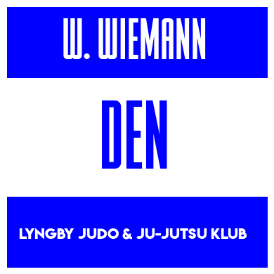 Rygnummer for Walter Wiemann