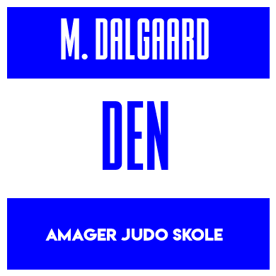 Rygnummer for Martin Dalgaard