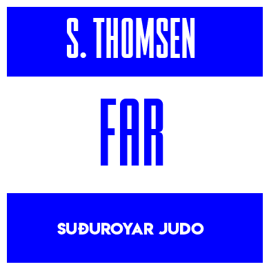 Rygnummer for Sunnvá Bárá Thomsen