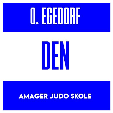 Rygnummer for Oskar Egedorf