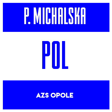 Rygnummer for Pola Michalska