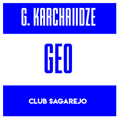 Rygnummer for Giorgi Karchaiidze