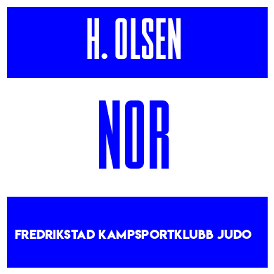 Rygnummer for Håkon Engedahl Olsen