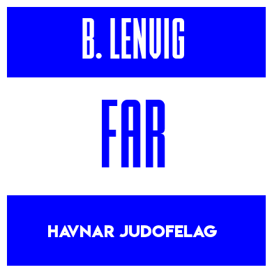 Rygnummer for Bárður Hentze Lenvig
