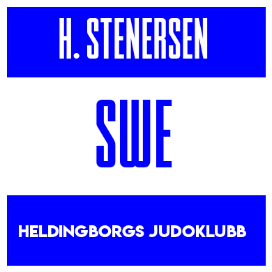 Rygnummer for Hugo Stenersen