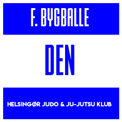 Rygnummer for Frederikke Bygballe