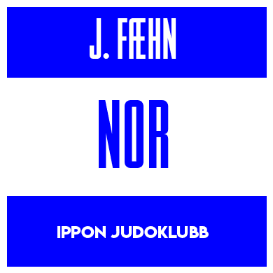 Rygnummer for Julian Fæhn