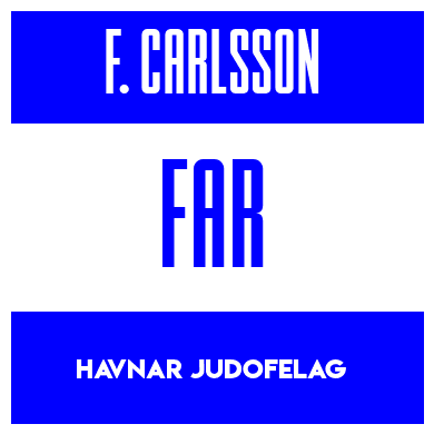 Rygnummer for Fríði M. Carlsson